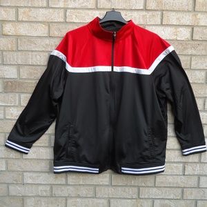 SIZE 3XL. ATHLETIC WORKS men's full zip track jacket.